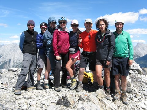 155 Group atop Mt. Cory south summit
